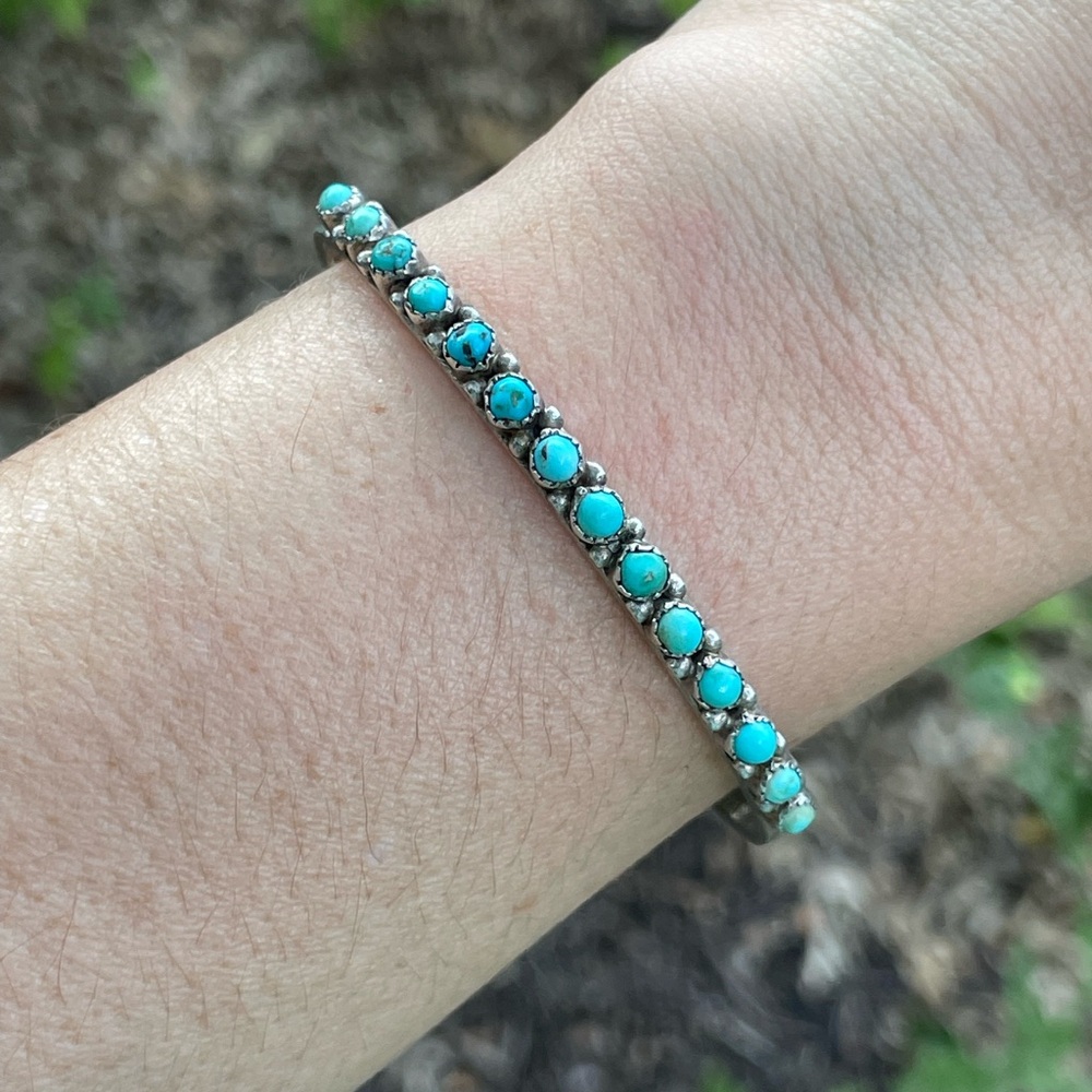 Sterling Turquoise Cuff Bracelet